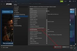 выбор и установка языка